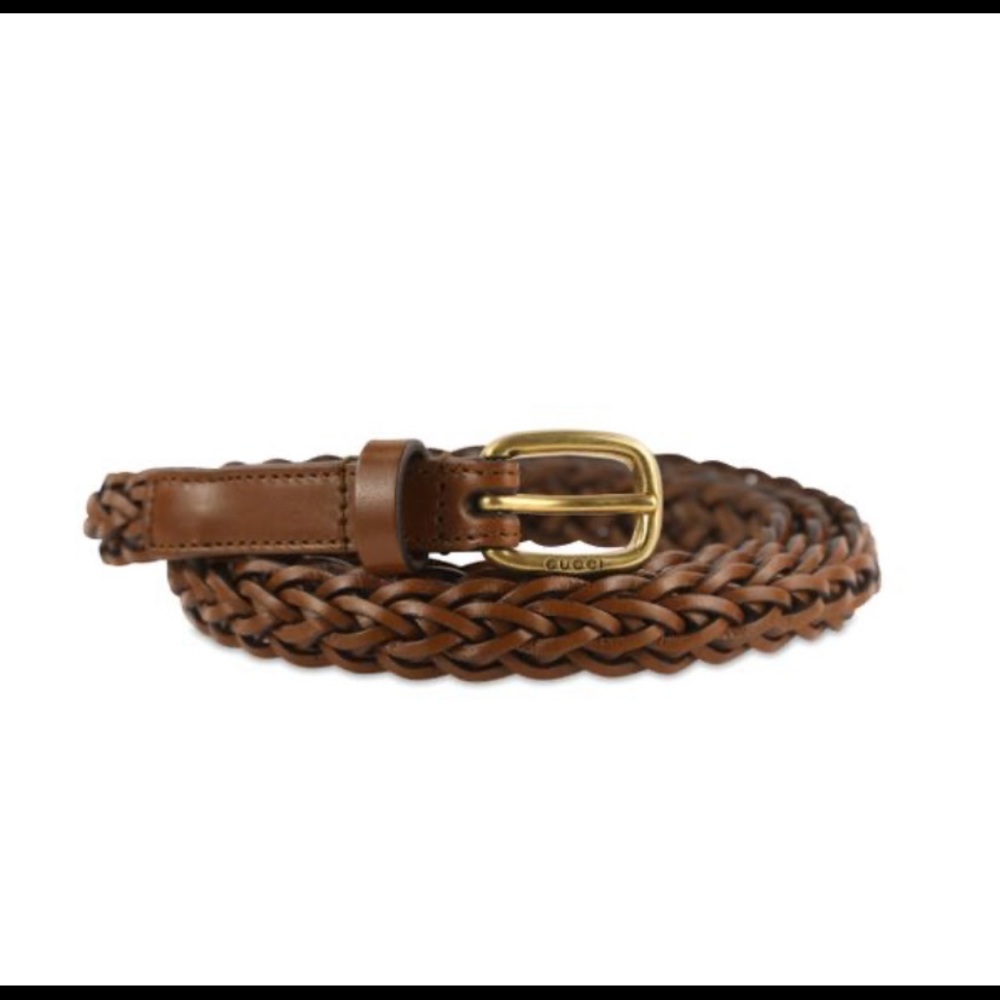Gucci belt - Brown braided belt 100-40